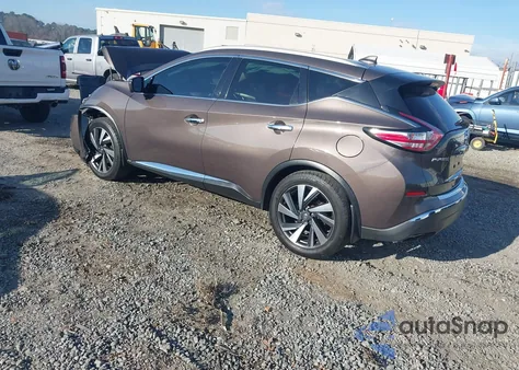 2018 Nissan Murano Platinum из США, поврежденный, VIN 5N1AZ2MH1JN109556